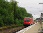 BB 1216 014 mit dem EC 85 von Mnchen Hbf nach Bologna Centrale, am 27.05.2011 in Grafing Bahnhof.