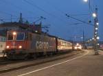 421.392 mit Rail Jet 8090.749 im Hintergrund Lindau Hbf 24.3.13 