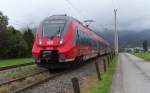 Vor einem Kilometer hat 2442 232 den Bahnhof Garmisch-Partenkirchen verlassen.