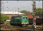 PKP SU 45202 rangiert hier am 24.9.2005 im Grenzahnhof Frankfurt an der Oder.