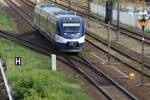 NE26 aus Kostrzyn (Polen) nach Berlin Lichtenberg. Hier zu sehen in Hoppegarten (Mark). War an diesem Tag beim Preis der Deutschen Einheit auf der Galopprennbahn. 03.10.2008