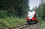 BB 4024 unterwegs zwischen Bayr.Gmain und Hallthurm nach Berchtesgaden kommend von Schwarzach St.Veit (sterr.) als  Regionalbahn.