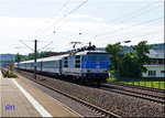 371 001 mit dem EC 176 Johannes Brahms auf dem Weg in Richtug Dresden. Aufgenommen in Heidenau Süd am 15.05.2016