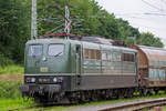 SRI Lok der BR 151 mit Wagen zur Beladung im Anschluss des Kreidewerks in Sassnitz Lancken.
