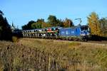 Am 31. Oktober 2016 konnte der EGP Vectron 193 848 erneut vor seiner Stammleistung, dem DGS 52636 von Bremerhaven Kaiserhafen nach München Milbertshofen, beobachtet werden. Bei Fahlenbach hat er den Großteil seines Fahrtweges bereits absolviert.