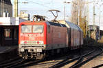 MEG 603 (143 851-4) durchfährt Bremen Hbf.