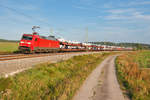 152 092 mit GA 60064 (Ingolstadt Nord - Braunschweig Rbf) bei Mitteldachstetten, 17.09.2019