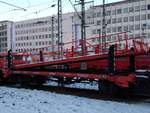 64 46 -5 Rampenwagen der DB Autozug abgestellt  am 13.2.21 in Lrrach Gbf