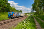 192 009 Northrail/TXL mit einem ARS Altmann Autotransportzug bei Postbauer-Heng Richtung Nürnberg, 27.05.2020