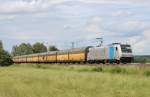 Am 13.Juni 2013 war RP 185 671 mit einem ARS-Altmann-Zug bei Elze(Han) auf dem Weg Richtung Sden.