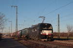 193 711 von der MRCE hier vor Müllheim (Baden) auf dem Überholgleis.