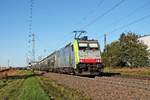 Am Nachmittag des 16.10.2019 fuhr Re 486 508  BLS Cargo.