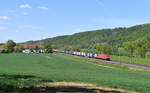 152 006 mit GC 50401 (Maschen Rbf-Burghausen Wackerwerk) am 06.05.2020 bei Wispenstein