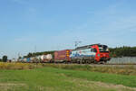 Schutterwald - 01/10/2021 : SBB 193 465 mit einem KLV fährt in Richtung Süden.