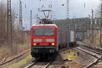 DELTA 143 963-7 in Recklinghausen-Süd 14.2.2022