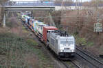 Metrans 386 031-9 auf der Hamm-Osterfelder Strecke in Recklinghausen 30.12.2022