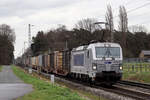 Metrans 383 408-2 auf der Hamm-Osterfelder Strecke am BÜ km 66,7 Kerstheiderstr.