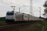 185 666-5 mit dem ekol-Zug in Wiesental am 04.08.2010