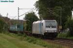 Railpool 185 686-3 mit einem Containerzug in Hamburg-Unterelbe (30.08.2012)