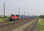 DB 261 065-7 mit dem EK 55201 von Kölleda nach Erfurt Gbf, am 11.07.2014 in Großrudestedt.