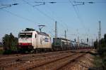 Am 27.09.2014 fuhr 185 581-6  Celine Alia/Ewals Cargo Care  mit einem T.T.S.