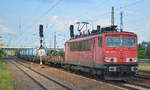 DB Cargo Deutschland AG mit der Rpool  155 182-9  [NVR-Nummer: 91 80 6155 182-9 D-Rpool] und einem gemischten Güterzug am 21.05.19 Bf.