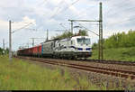 Gemischter Gz von Halle(Saale)Gbf nach Zwickau(Sachs)Hbf mit 193 360-5  I am European  (Siemens Vectron) DB sowie überführter 155 138-1 Railpool, vermietet an die DB, und 247 906-1  Grischan  (Siemens Vectron) DB fährt in Halle-Kanena/Bruckdorf auf der Bahnstrecke Magdeburg–Leipzig (KBS 340).
Alle drei Loks wurden im Zuge dieser Fahrt als Gastfahrzeuge nach Schwarzenberg(Erzg) anlässlich der 27. Schwarzenberger Eisenbahntage vom 30.5. bis zum 2.6.2019 überführt.
[31.5.2019 | 11:13 Uhr]