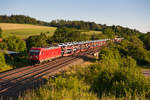 187 100 mit einem Mischer bei Otting-Weilheim Richtung Treuchtlingen, 28.06.2019