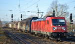 DB Cargo AG [D] mit  187 122  [NVR-Nummer: 91 80 6187 122-7 D-DB] und gemischtem Güterzug am 17.01.20 Bf.