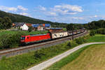 Den EZ 51199 von Seelze nach Nürnberg Rbf hatte die 187 164 am Haken, als ich sie am 18.