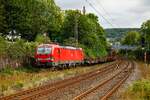 193 320 DB Vectron mit Güterzug in Wuppertal Sonnborn, am 11.09.2021.