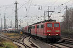 Rpool 151 099-9 mit 151 164-1 in Hamm(Westfl.) 23.12.2021