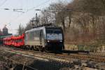 E 189 092 auf dem Weg durch Bielefeld.