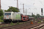 185 389-4 durchfährt Recklinghausen-Ost 2.6.2016