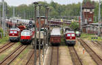 WFL 232 356 + WFL 232 141 + WFL 231 012 // Güterbahnhof Wustermark // 28. April 2019