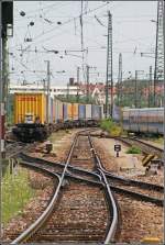 Nachschuss auf den  DHL-ZUG   ITALO-EXPRESS  von Lbeck Skandinavienkai nach Verona.