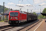 DB 187 110 durchfährt Koblenz-Ehrenbreitstein 4.7.2017