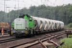 Vossloh DE 18 (185 015-9) durchfährt Duisburg-Entenfang 18.8.2017