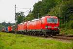 193 356 DB Vectron in Aßling, am 20.08.2019.