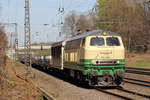 BEG 218 396-0 in Duisburg Abzweig Lohtarstraße 23.4.2021