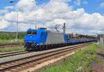 AlphaTrains 185 518-8 mit PKPC Res-Wagen Richtung Bad Kösen, am 20.05.2021 in Naumburg (S) Hbf.