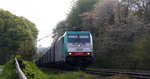 Die Cobra 2840 kommt die Gemmenicher-Rampe herunter nach Aachen-West mit einem Coilzug aus Kinkempois(B) nach Aachen-West(D).