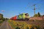 K+S Werbelok DB Cargo 185 152-6 mit Kaliwagen in Rodenbach (Main Kinzig Kreis)