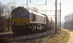 Die Class 66 DE6309 von Crossrail kommt leider aus dem gengenlicht mit einem Silozug aus Deutschland nach Herentals(B) und kommt aus Richtung Aachen(D),Montzen(B),Vise(B),Tongeren(B) und fährt