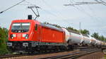 DB Cargo AG mit  187 192  [NVR-Nummer: 91 80 6187 192-0 D-DB] und gemischtem Kesselwagenzug am 20.08.19 Berlin-Wuhlheide.