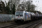 RP 185 716-8 bei der Durchfahrt in Castrop-Rauxel Hbf.