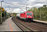 Kesselzug mit 187 164-9 DB durchfährt den Hp Magdeburg Herrenkrug auf der Bahnstrecke Berlin–Magdeburg (KBS 201) Richtung Biederitz.