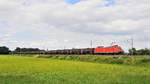 DB Cargo 185 145 mit GG 60172 Großenkneten - Frankfurt-Höchst Gbf (Hüde, 29.07.2020).