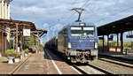 Kesselzug mit 193 845-5 (Siemens Vectron) durchfährt den Bahnhof Bleicherode Ost auf Gleis 1 Richtung Bernterode.

🧰 mgw Service GmbH & Co. KG (Akiem S.A.S.), aktueller Mieter unbekannt
🚩 Bahnstrecke Halle–Hann. Münden (KBS 600)
🕓 11.10.2020 | 15:56 Uhr