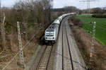 RHC 187 079-9 auf der Hamm-Osterfelder Strecke in Datteln am  26.03.2021